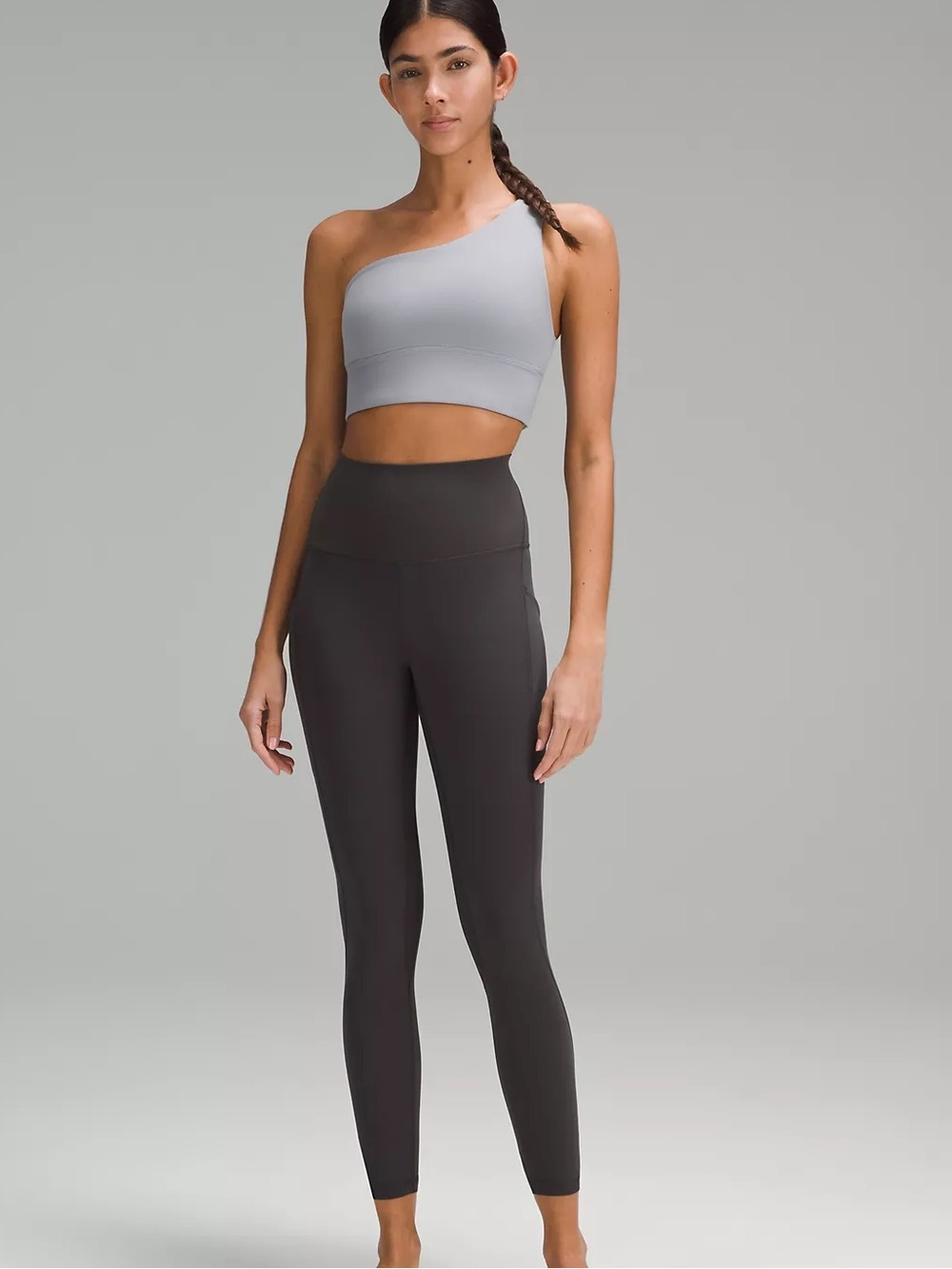 lululemon athletica Black Performance Leggings with Logo